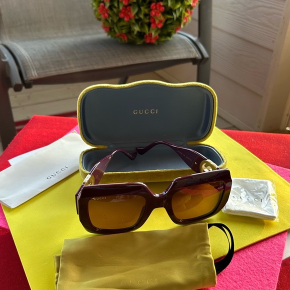 GUCCI Authentic BIG OVERSIZED GG Luxury Sunglasses - Picture 8 of 10